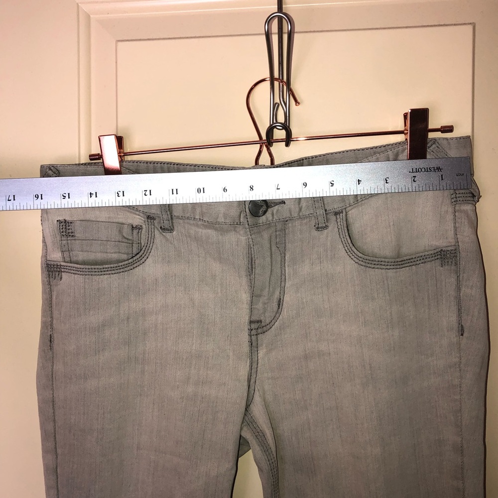 FREE PEOPLE UO Light grey skinny ankle jeans Sz 31 - Picture 7 of 9